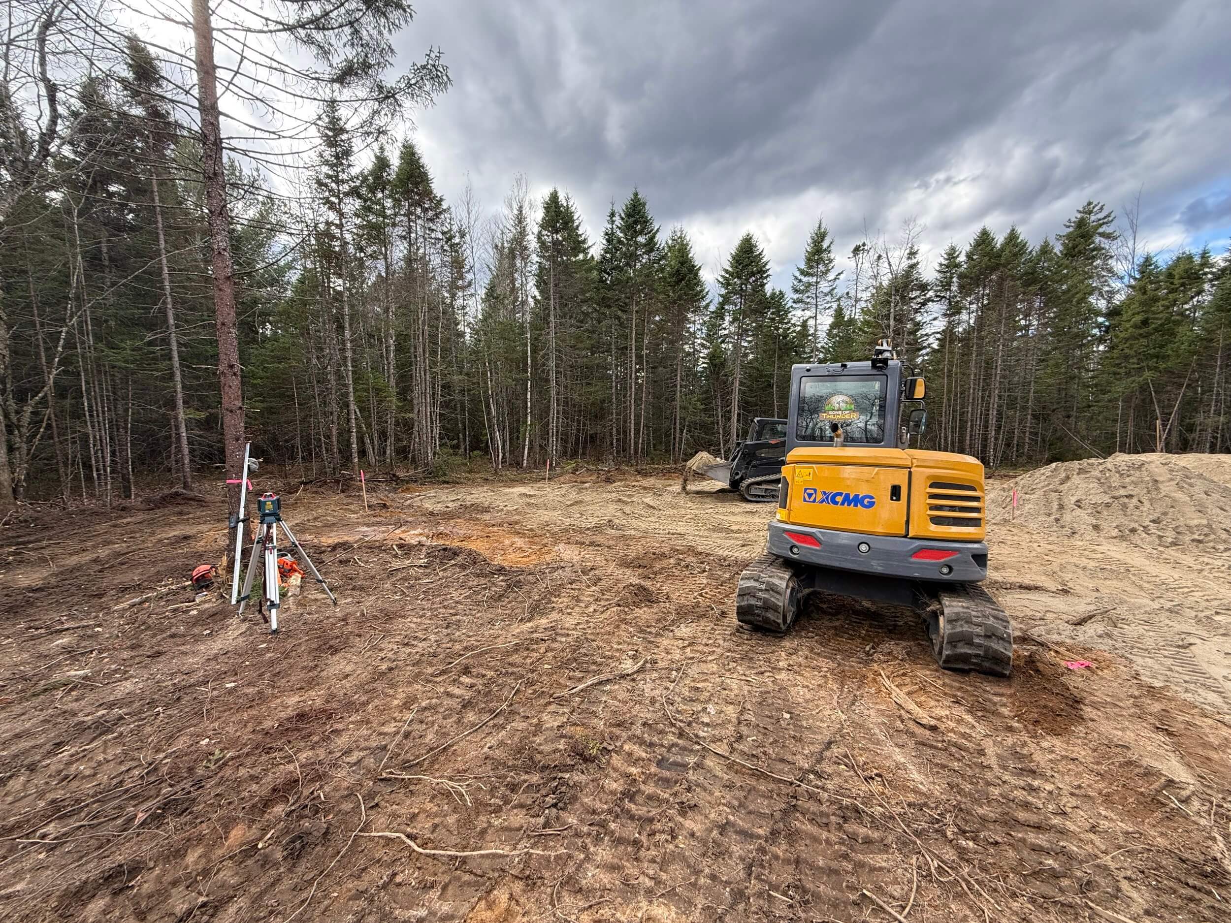 Land clearing in Machias and Hancock County